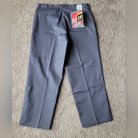 NEW DAKOTA FLAT FRONT FULL CUT TWILL WORK PANTS GRAY MEN'S SIZE  42 X 30 - Picture 8 of 15